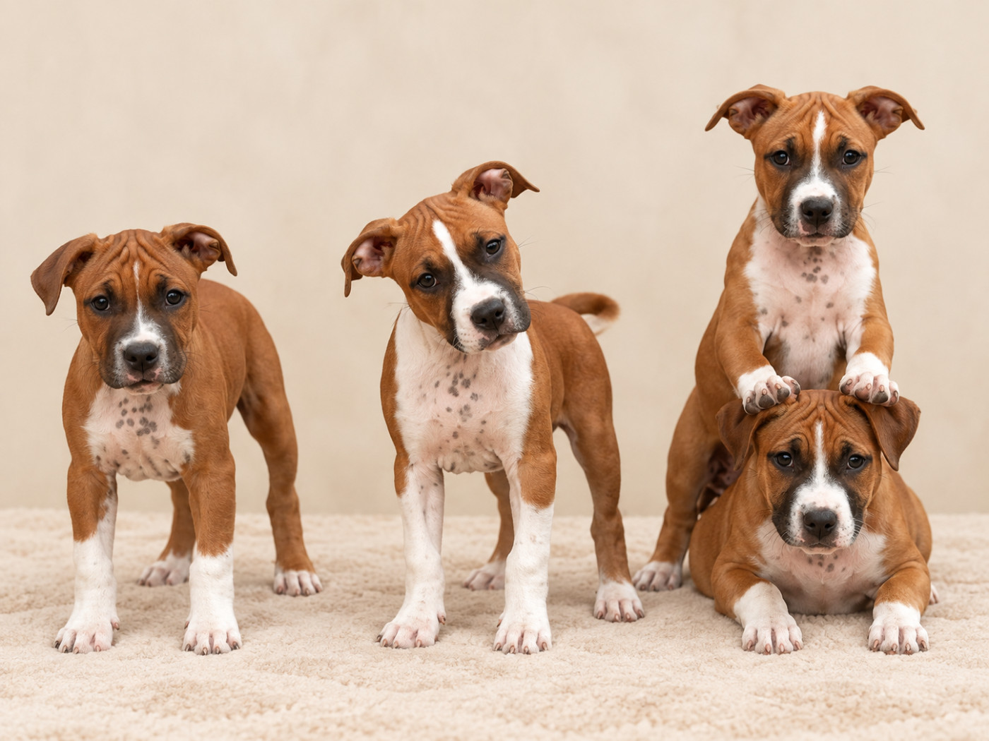 Chiot American Staffordshire Terrier de la sacotte